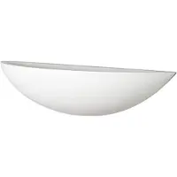 LINDBY Uplight vägglampa Guilia , dimbar, Vitt / opal, Hall, Gips / lera, Modern, Vägglampa, vägglampa inomhus