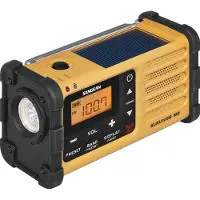 Sangean MMR-88 (USB-C) gul nödbank-/vev-/solradio