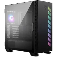 MSI MAG VAMPIRIC 300R - Mid tower - utökad ATX - genomskinlig sidopanel (härdat glas) - ingen strömförsörjning (ATX) - USB/ljud