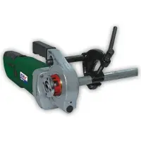 Dedra DED7511 - Terraja eléctrica para tubos, 1/2,1,1 1/4,3/4, Svart, Grön, Metallic, 25 rpm, 1800 W, 7 kg