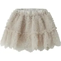 Lil´ Atelier Lil' Atelier Kjol - Tyll - NmfFauna - Pimpsten Stone - - 5 år (110) - Kjol