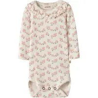 Lil´ Atelier Lil' Atelier Body l/ä - NbfGago - Coconut Mjölk/Hortensia - - 56 - Body L/Ä