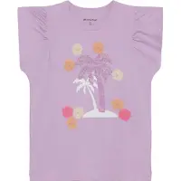 Minymo T-shirt - Violet Tofs m. Paljetter - - 6 år (116) - T-shirt