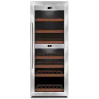 Caso WineComfort 380 Smart, Vinkylare med kompressor, Fristående, 38 flaska/flaskor, 60 W, Inbyggd lampa, Rostfritt stål