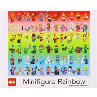 LEGO Pussel - 1000 Delar - Minifigur Rainbow - - One Size - Pussel