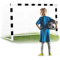 Neo-Sport fotbollsmål 300 x 200 x 90 cm NS-465 svart/vit