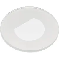 Arcchio LED-inbyggnadslampa Vexi, Ø 7,8 cm, vit, aluminium, CCT Vexi , dimbar, Vitt / opal, Vardagsrum / matsal, Aluminium / grå / zink, Modern, Väggspotlights