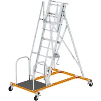 MUNK Günzburger Steigtechnik 301303 Aluminium Tankvagnsstege Montering med verktyg Arbetshöjd (max.): 5.4 cm 390 kg