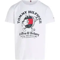 Tommy Hilfiger T-shirt - Tommy Bagels - White - - 10 år (140) - T-shirt