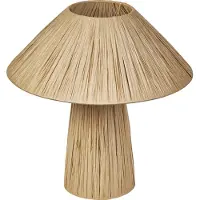 Osram Bordslampa Decor Bamboo Paper Hut, Brun / rost, Vardagsrum / matsal, Bambu, Lantlig / rustik, Bordslampa