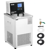 Vevor Laboratoriekylcirkulator, 6L kylare för laboratoriekylning med låg temperatur, -4°F-212°F Cirkulationspumpkylare, LCD-skärm, vattenbad i 304 rostfritt stål med recirkulerande vattenkylning