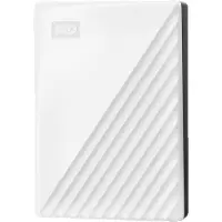 Western Digital WD My Passport WDBPKJ0050BWT - Hårddisk - krypterat - 5 TB - extern (portabel) - USB 3.2 Gen 1 - 256 bitars AES - vit