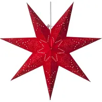 Star Trading Julstjärna hängande (papper) 54cm | Sensys Röd []