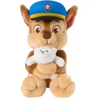 Paw Patrol GUND Chase med Snuffles Nalle, Officiell Chase Plush Toy, Hund Stuffed Animal, 9.5”