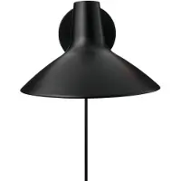 DFTP Vägglampa by Nordlux, Darci Short, Svart, Vardagsrum, Metall, Skandinavisk