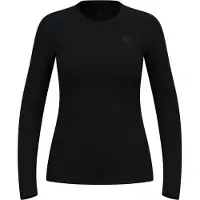 Odlo - Underställ dam - BL Top Crew Neck LS Merino 200 W Black för UnisexUll - Storlek XS - Svart