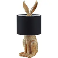 LINDBY Bordslampa , Lorentina, Svart, Vardagsrum, Tyg / textil, Design