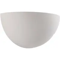 LINDBY Vägglampa , Narin, dimbara, Vit, Vardagsrum, Gips / lera, Modern