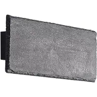 LINDBY LED vägglampa Peetu , dimbar, Aluminium / grå / zink, Vardagsrum / matsal, Sten, Modern, LED-vägglampa, vägglampa inomhus