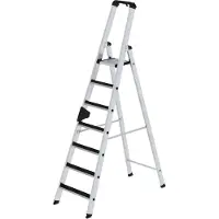 MUNK Günzburger Steigtechnik 41507 Aluminium Klappstege med trappsteg Arbetshöjd (max.): 3.75 m