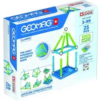 Geomag Magnetset - Classic+ Återvunnet - 25 Delar - - One Size - Magnetiska leksaker