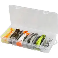 Savage Gear Cannibal Shad Jigg Kit 36pcs (Storlek: 6,8-8cm)