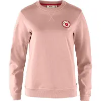 Fjällräven - Sweatshirts dam - 1960 Logo Badge Sweater W Chalk Rose för UnisexBomull - Storlek XS - Rosa