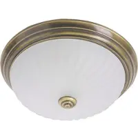 Steinhauer Taklampa CALLA, dimbar, Brun / mässing, Vardagsrum / matsal, Metall, Antik, Taklampa