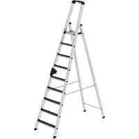 MUNK Günzburger Steigtechnik 41629 Aluminium Klappstege med trappsteg Arbetshöjd (max.): 4.25 m
