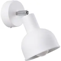 Sollux Vägglampa Elba , dimbar, Vitt / opal, Hall, Metall, Vägglampa, vägglampa inomhus