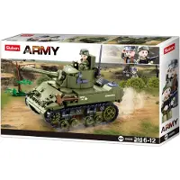 Sluban M38-B0856 WWII-m5 ltt tank