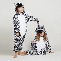 Haicospl Vinterflanell Mjuk Varm Enhörning Kigurumi Pyjamas Huva Djur Tecknad Pojkar Pyjamas Enhörningspyjamas för flickor Barn Sovkläder 7T