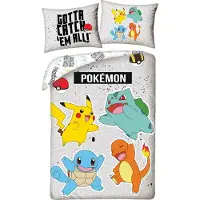 Halantex Pokémon Version 11 140 X 200 Cm/70 X 90 Cm Påslakan