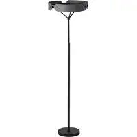 Osram LED golvlampa Decor Curve Felt, Aluminium / grå / zink, Vardagsrum / matsal, Textil / tyger / siden, Modern, LED-golvlampa