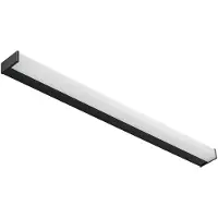 LINDBY Vägglampa Ulisan , Svart, Badrum, Aluminium / grå / zink, Modern, Vägglampa, sänglampa, sänglampa vägg