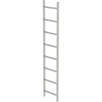 MUNK Günzburger Steigtechnik 63008 Rostfritt stål Schacktstege Montering med verktyg Arbetshöjd (max.): 440 cm