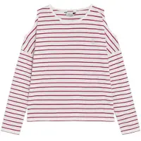 Scalpers T-shirt rosa / vit