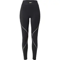 Reebok Sportbyxa limette / svart / vit