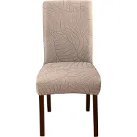 INF Töjbara Stolsöverdrag för Matplats Beige
