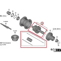 Shimano Fh-u6060 Y3k598020 Navaxel