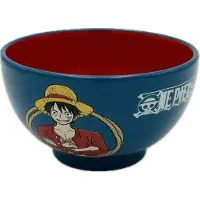 Stor Keramisk skål 600 ml - ONE PIECE Luffy - Zoro, i en presentförpackning