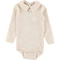 Joha Body l/ä - Ull - Krage - Creme - - 90 - Body L/Ä