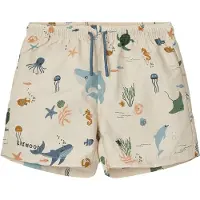 Liewood Badshorts - Aiden - UV40+ - Sea Varelse/Sandy - - 5 år (110) - Badkläder