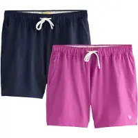 Next Badshorts marinblå / orkidé