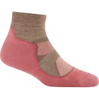 Darn Tough Women's Light Hiker 1/4 Lightweight Hiking Sock Canyon