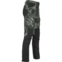 Härkila Men's Noctyx Camo Silent Trousers Axis Msp Black/Black