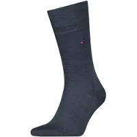 Tommy Hilfiger 1 Pack Wool Blend Flag Embroidery Socks