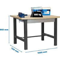 Simonwork (bancos De Trabajo) Bt6 Box Arbetsbänk 865x1800x750 Mm