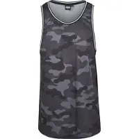 Urban Classics T-shirt 'Camo Mesh' grå / mörkgrå / svart