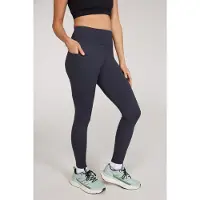 Mountain Warehouse Dam/Ladies Blackout Leggings med hög midja (Mörkgrå)
